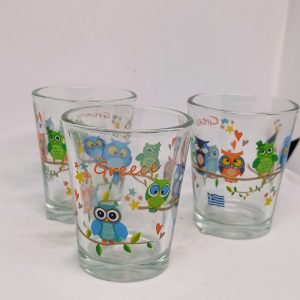 Owl glass shots
