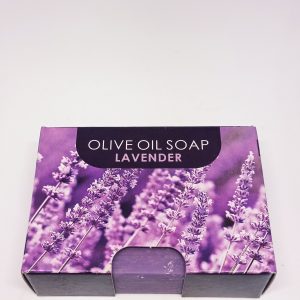 Lavender olive oil soap handmade in Greece
