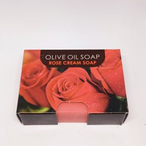 Rose olive oil soap handmade in Greece
