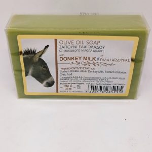 Donkey milk handmade soap with olive oil made in Greece