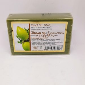 Argan oil handmade soap with olive oil made in Greece