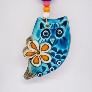 Owl flower wall hanging