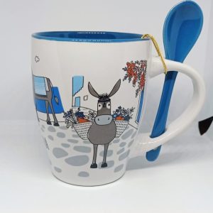 Large mug with local donkey