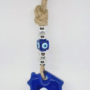 House blue evil eye wall hanging decoration