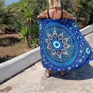 Blue Mandala pareo / sarong / beach cover up