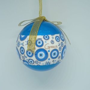 Blue evil eye Christmas ball tree hanging decoration